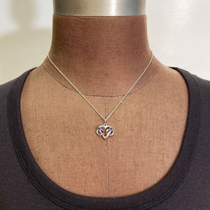 3 Stone Infinity Mother's Pendant Christopher Michael Design