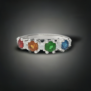 Four Stone Mother's Ring with Larger Diamonds