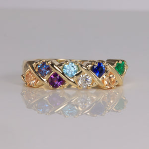 eight stone mothers ring weave style