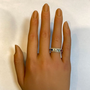 ten birthstone mothers ring size