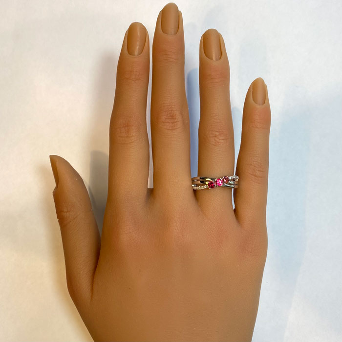 3 Birthstone Mother's Ring