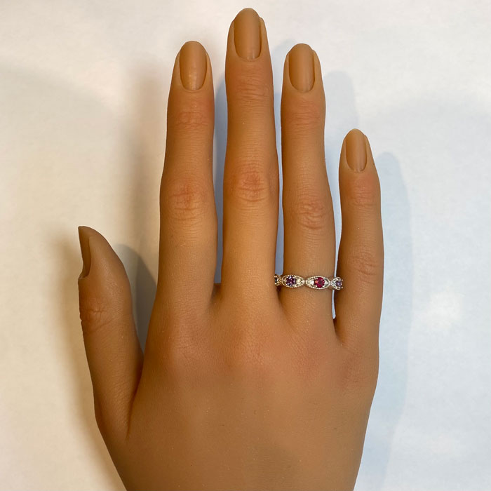 gemstone buirthstone ring mothers jewelry