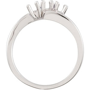 5 Stone Bypass Mothers Ring 3mm Birthstones* - MothersFamilyRings.com