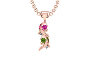 Christopher Michael Vine of Life Pendant with 2 Diamonds*