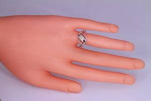 Wave Mothers Ring with Four Fine Natural Birthstones* - MothersFamilyRings.com