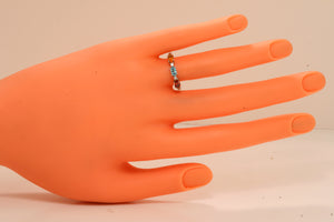 3 Birthstone Christopher Michael Designed Ring With Oval Birthstones Set East to West* - MothersFamilyRings.com