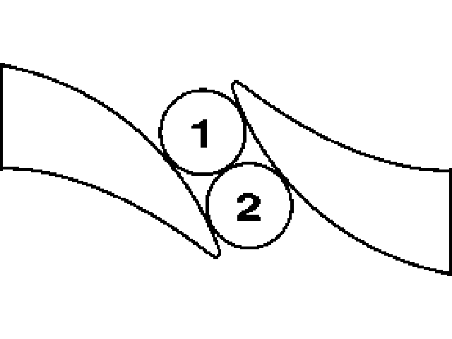 2 Birthstone Fluted Bypass Shank Mothers Ring* - MothersFamilyRings.com