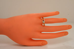 Two Birthstone Split Shank Mothers Ring* - MothersFamilyRings.com