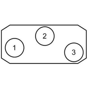 Wider 3 Stone Vine Pattern Mothers Ring