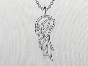 Angel Wing Pendant 14 kt. gold*