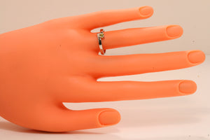 Engraved Ring With One 3mm Natural Gem* - MothersFamilyRings.com