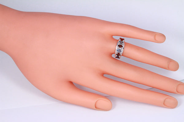 Six Stone Oval Mothers Ring* - MothersFamilyRings.com