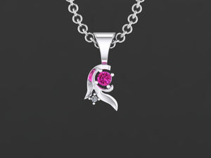 Christopher Michael Vine of Life Pendant with 1 Diamond*