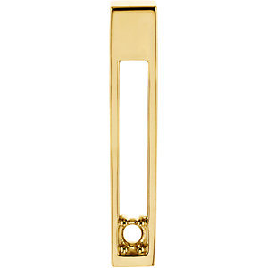 1 Stone Modern Mother's Pendant with Balanced Framework*