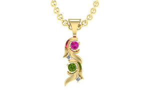 Christopher Michael Vine of Life Pendant with 2 Diamonds*