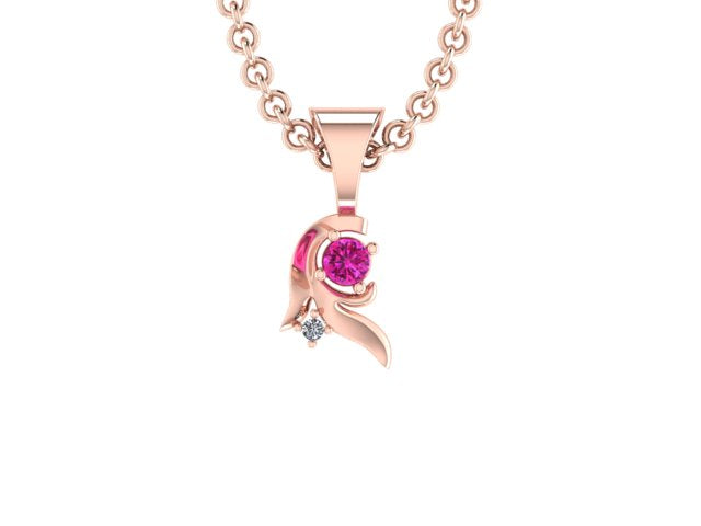 Christopher Michael Vine of Life Pendant with 1 Diamond*