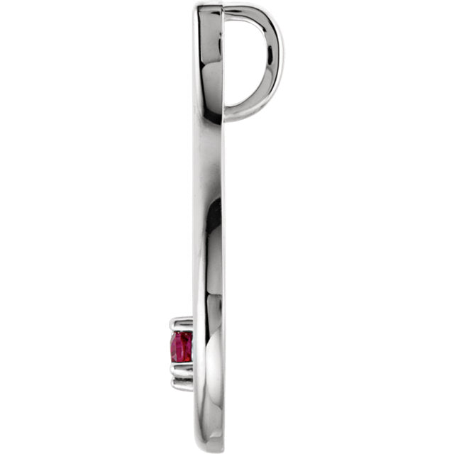 Teardrop Mothers Pendant with 4 Gemstone*