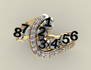 Eight Birthstone Custom Mothers Ring With fine Cut Diamonds* by Christopher Michael