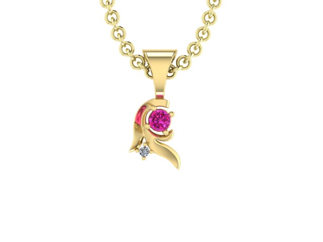 Christopher Michael Vine of Life Pendant with 1 Diamond*