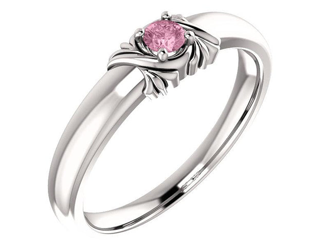 Uniquely detailed 1 stone mothers ring - mothers family rings