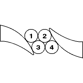 4 Birthstone Fluted Bypass Shank Mothers Ring* - MothersFamilyRings.com