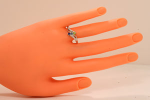 Christopher Michael Designed Twist Mothers Ring With Fine Cut Diamonds* - MothersFamilyRings.com