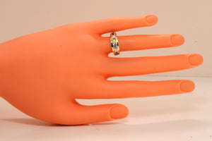 Five Birthstone Split Shank Mothers Ring* - MothersFamilyRings.com