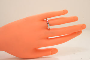 Three Birthstone Channel Set Mothers Ring* - MothersFamilyRings.com