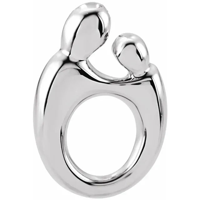 Mother & Child Sterling Silver Necklace (Pendant Only*)