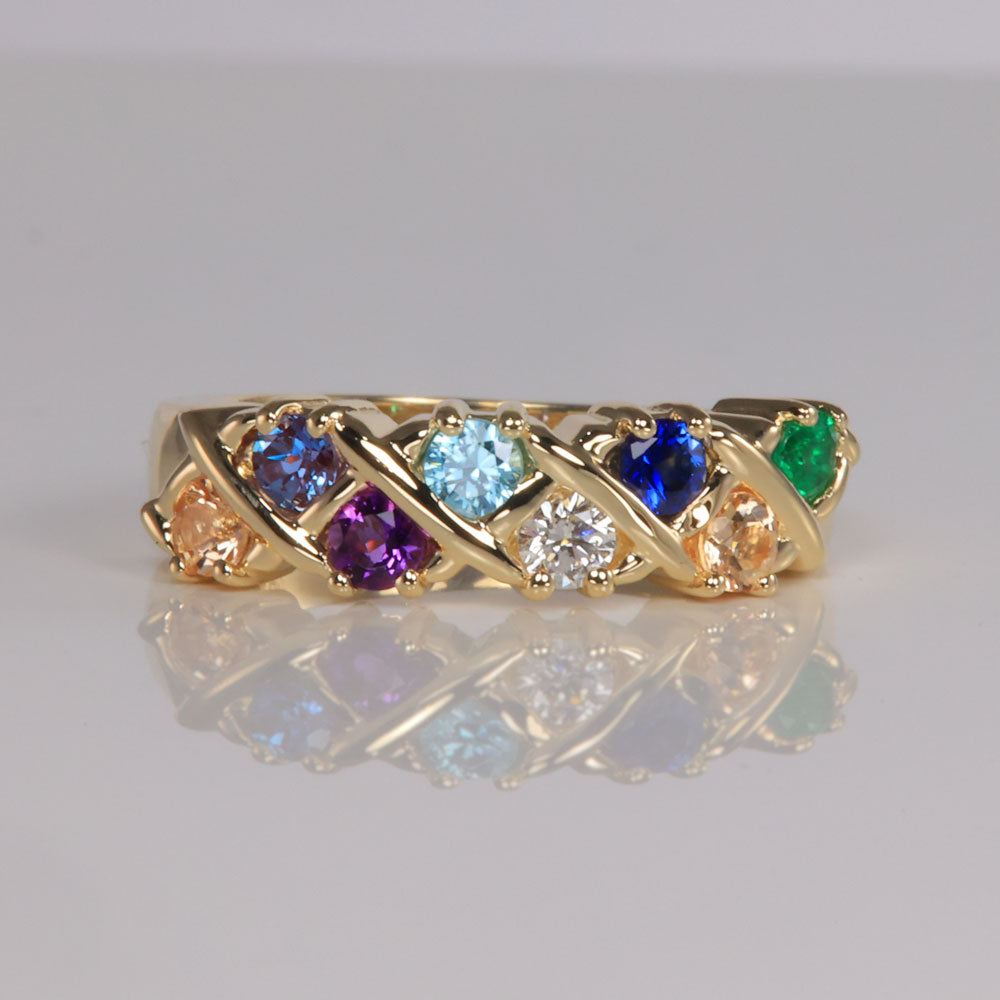 eight stone mothers ring weave style