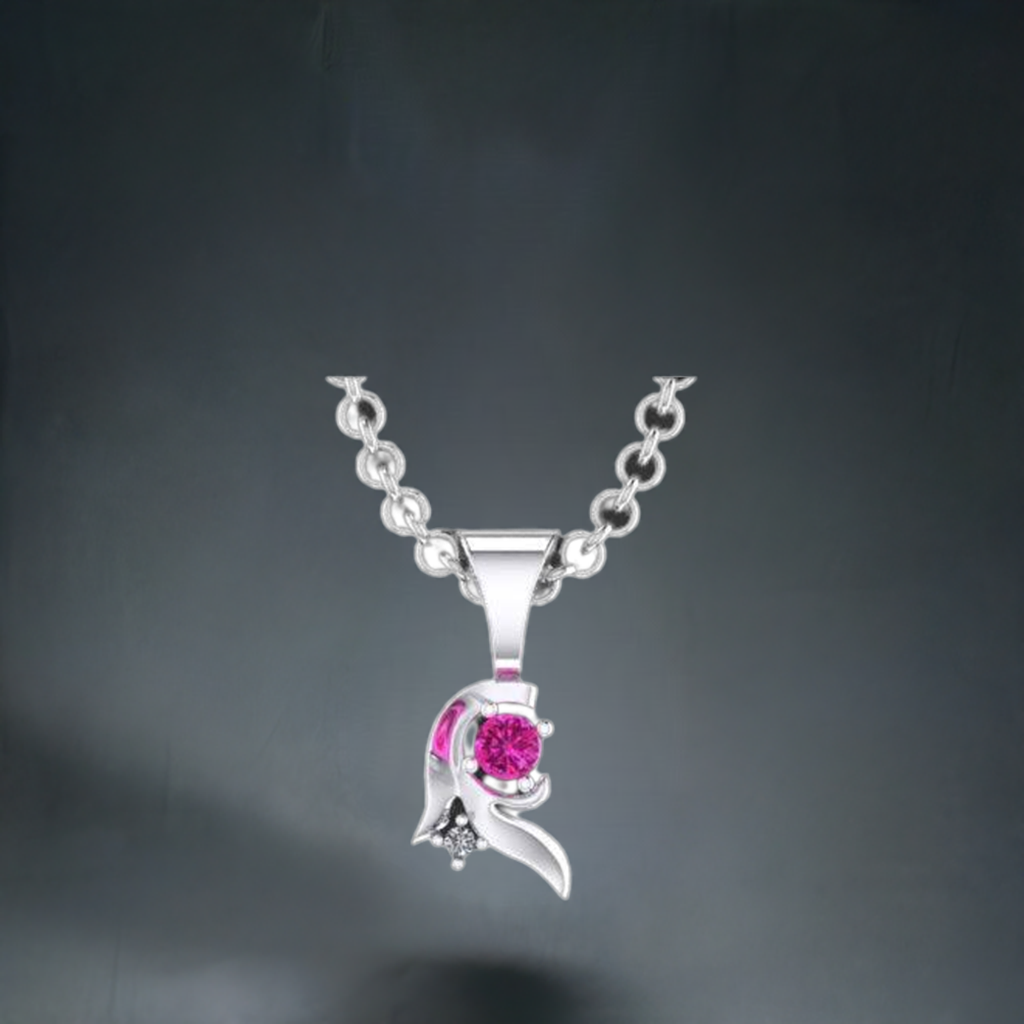 Christopher Michael Vine of Life Pendant with 1 Diamond