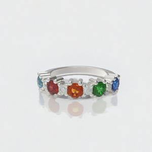 Five Stone Mother's Ring with Larger Diamonds