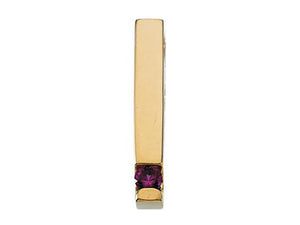 1 stone Channel Set Mother's Pendant with Natural Gemstones - mothers family rings
