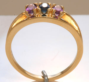 Three Stone Oval Mothers Ring* - MothersFamilyRings.com