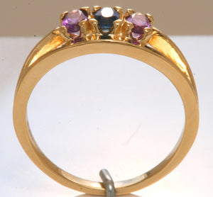 Three Stone Oval Mothers Ring* - MothersFamilyRings.com