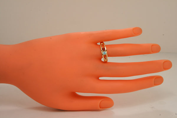 Two Birthstone Split Shank Mothers Ring* - MothersFamilyRings.com