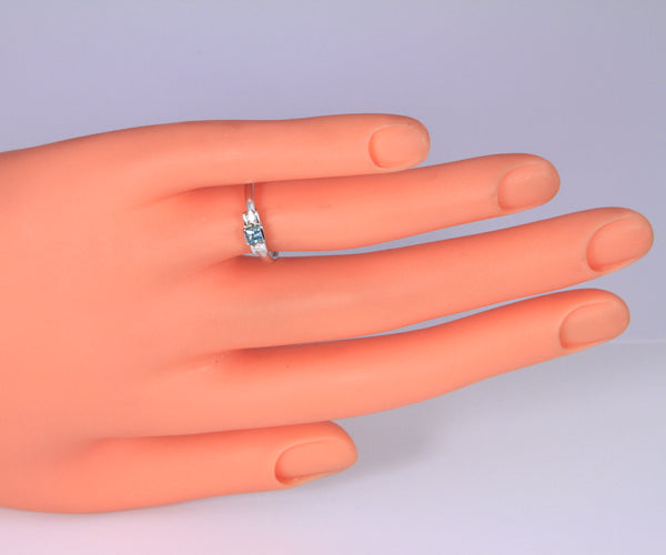 Custom Designed by Christopher Michael Mothers Ring With Three Bezeled 3mm Birthstones*