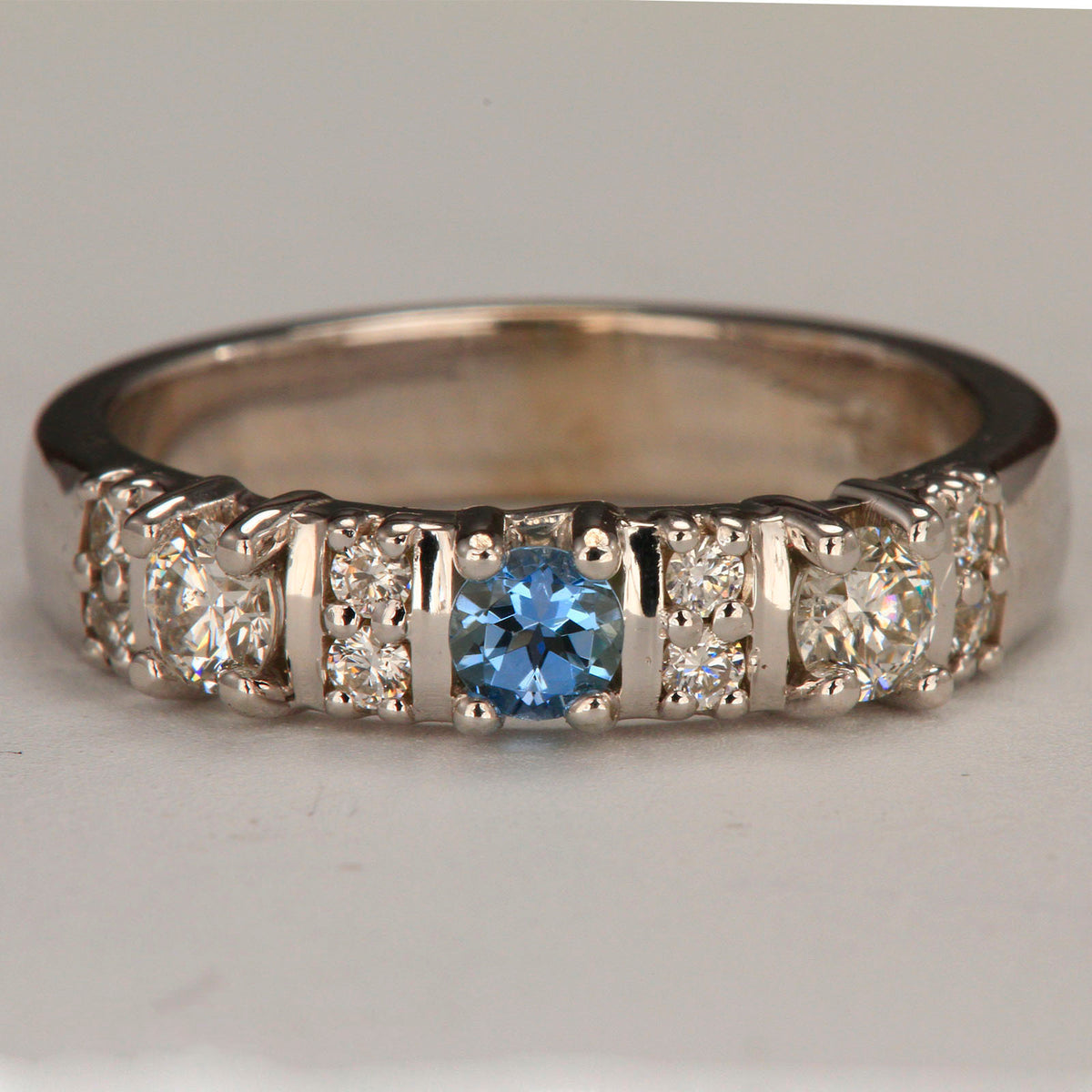 3 Birthstone Christopher Michael Designed Mothers Ring with Fine Diamonds* - MothersFamilyRings.com