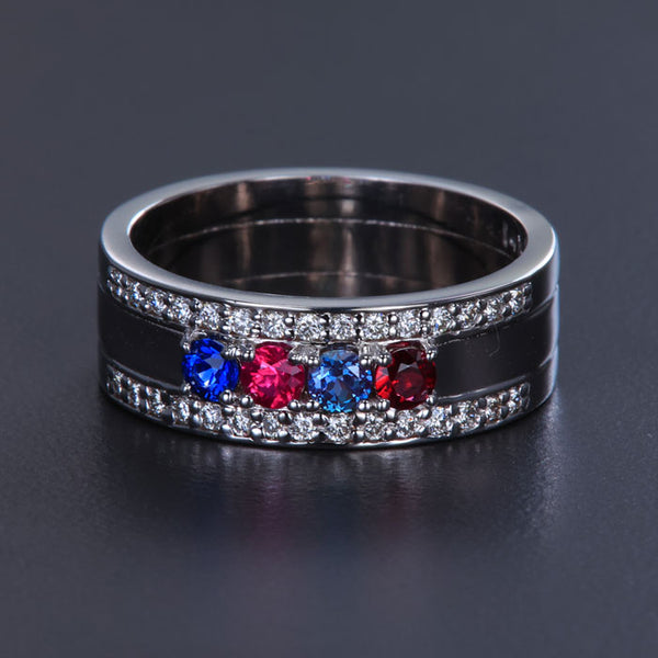 美品　 CHRISTIAN R.LASSEN　 サファイアナイト 45/250 Mothers-Ring-Cm-041009W_grande