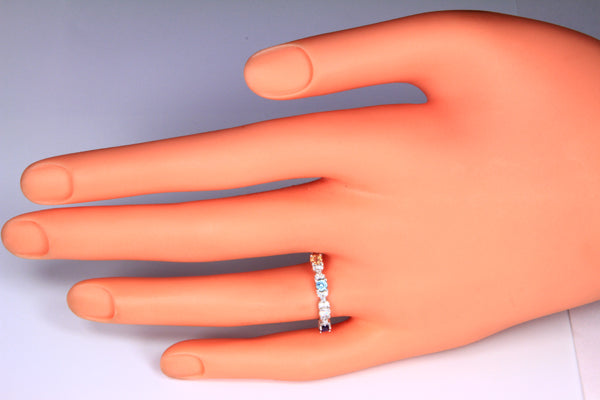 4 Birthstone Mothers Ring With .21 carats of Fine Diamonds by Christopher Michael* - MothersFamilyRings.com