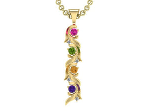 Christopher Michael Vine of Life Pendant with 3 Diamonds*