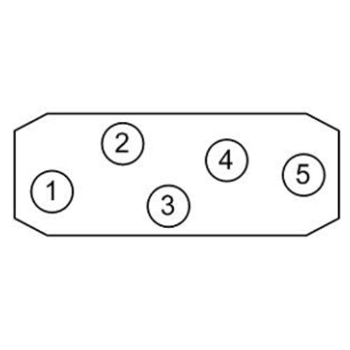 5 Stone Wide Vine Ring With Natural Gems