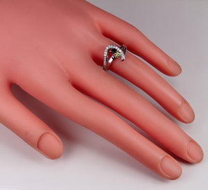 Two Birthstone Custom Mothers Ring With Fine Cut Diamonds* by Christopher Michael