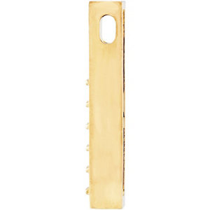 3 Stone Modern Mother's Pendant with Balanced Framework*